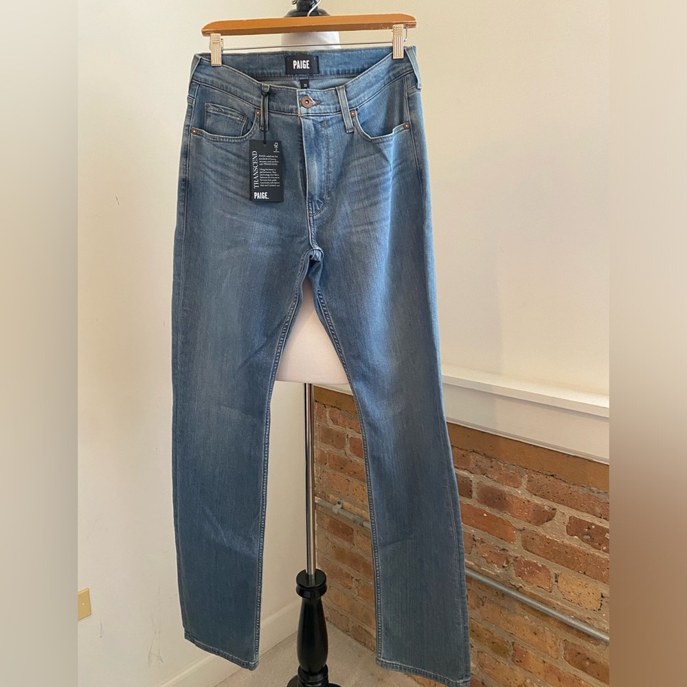 Paige mens jeans. New with tags. Size 31 with 34 inch inseam.
